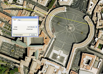Peilung mit Google Earth 5.0